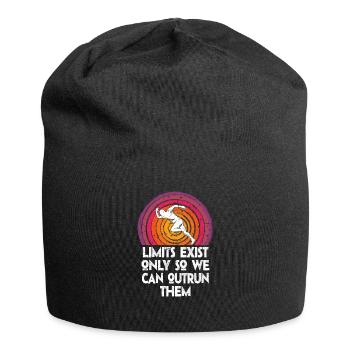 Limits Exist Only So We Can Outrun Them - Jersey Beanie - black - Front