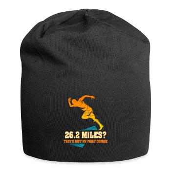 26,2 milles ? Ce n’est que mon premier cours - Bonnet en jersey - noir - Devant
