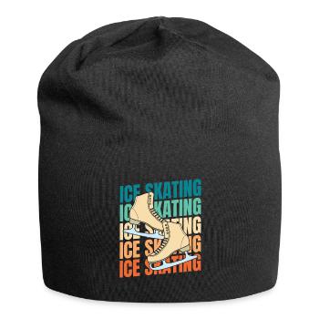 Patinage - Bonnet en jersey - noir - Devant