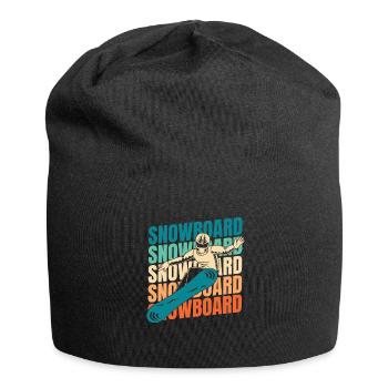 Snowboard Snowboarder - Jersey Beanie - black - Front