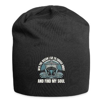 Kreuzfahrt - Jersey-Beanie - Schwarz - Vorne