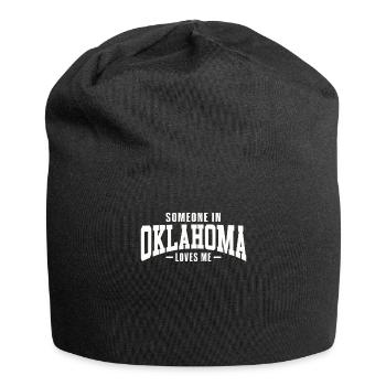 Someone In Oklahoma Loves Me - Jersey Beanie - black - Front