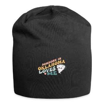 Someone In Oklahoma Loves Me - Jersey Beanie - black - Front