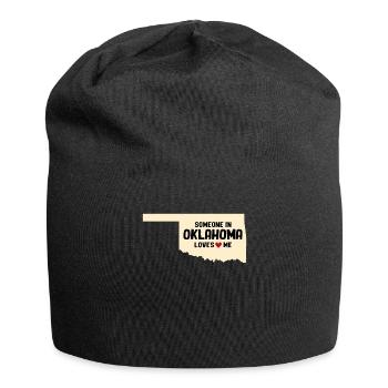 Someone In Oklahoma Loves Me - Jersey Beanie - black - Front