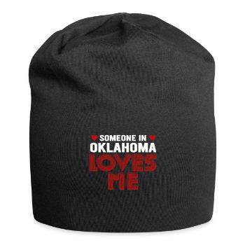 Someone In Oklahoma Loves Me - Jersey Beanie - black - Front