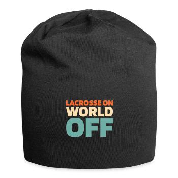 Lacrosse Lacrosse sur World Off - Bonnet en jersey - noir - Devant