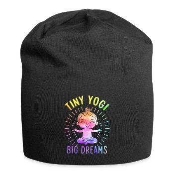 Tiny Yogi Big Dreams Méditation - Bonnet en jersey - noir - Devant