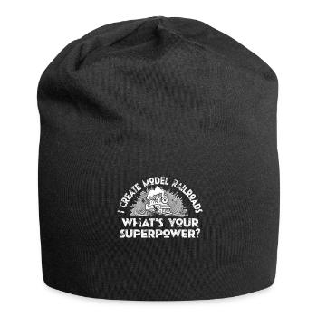 I Create Model Railroads Superpower - Jersey Beanie - black - Front