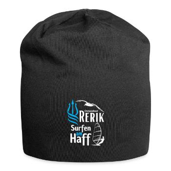 Rerik surfing at the lagoon-Baltic Sea resort Rerik-Salzhaff - Jersey Beanie - black - Front