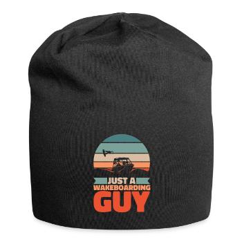 Wakeboard Wakeboarder Just A Wakeboarding Guy - Jersey Beanie - black - Front