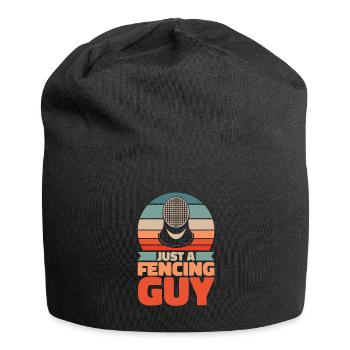 Fechten Fechter Just A Fencing Guy - Jersey-Beanie - Schwarz - Vorne