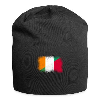 Elfenbeinküste Italien - Jersey-Beanie - Schwarz - Vorne
