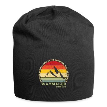 Waymaker Gardien de la promesse Faiseur de miracles Chrétien - Bonnet en jersey - noir - Devant