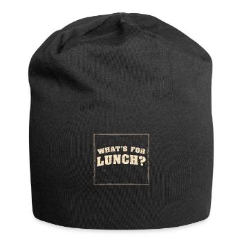 What's For Lunch? - Jersey Beanie - black - Front