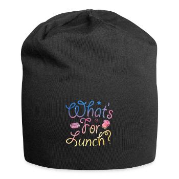 What's For Lunch? - Jersey Beanie - black - Front