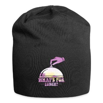 What's For Lunch? - Jersey Beanie - black - Front