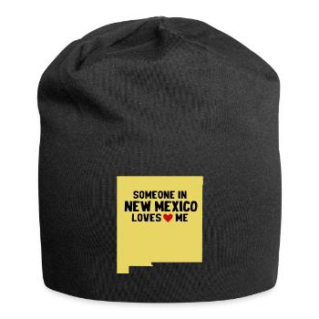 Someone In New Mexico Loves Me - Jersey Beanie - black - Front