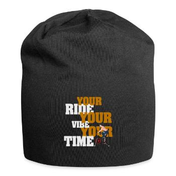 Your Ride Your Vibe Your Time - Jersey Beanie - black - Front