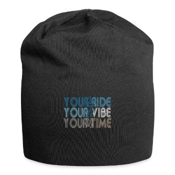 Your Ride Your Vibe Your Time - Jersey Beanie - black - Front