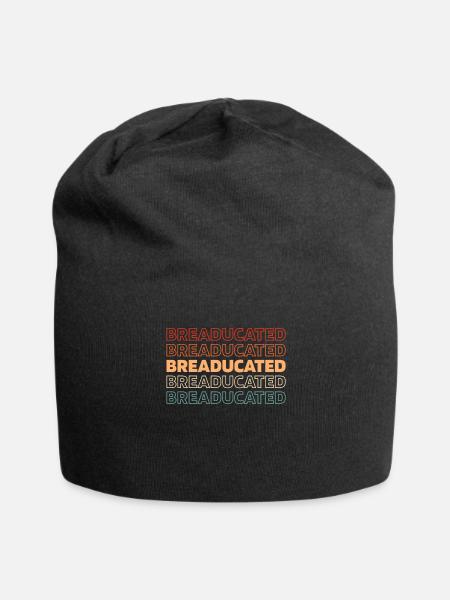 Sauerteig Brot - Jersey-Beanie - Schwarz