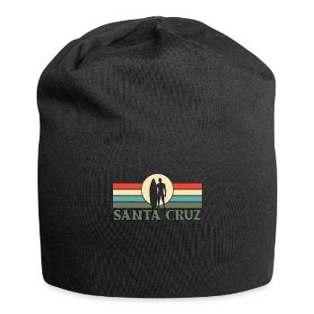 Santa Cruz, CA, California - Jersey Beanie - black - Front