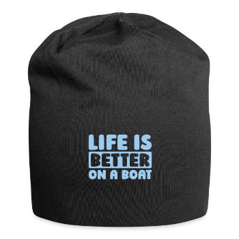 Kreuzfahrt - Jersey-Beanie - Schwarz - Vorne