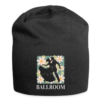 Weibliche Standardtänzerin Abschlussball Tanz - Jersey-Beanie - Schwarz - Vorne