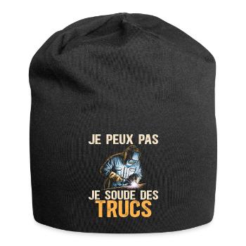 Souder Des Trucs Humour Soudeur - Bonnet en jersey - noir - Devant