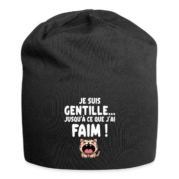 Humour Râleuse Cadeau Rigolo Femme - Bonnet en jersey - noir - Devant