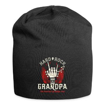 Papi Rock Vintage Papy Rocker - Bonnet en jersey - noir - Devant