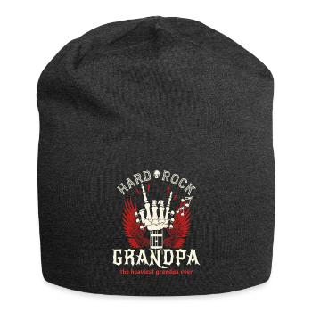 Opa Rock Vintage Opa Wippe - Jersey-Beanie - Anthrazit - Vorne