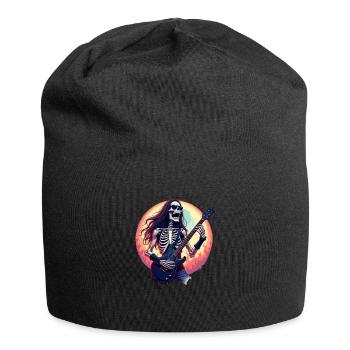 Heavy Metal Skeleton lunettes de soleil casque en pop - Bonnet en jersey - noir - Devant