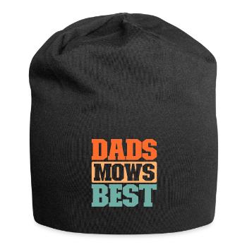 Rasenmäher Mähen - Jersey-Beanie - Schwarz - Vorne
