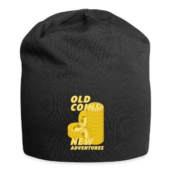 Old Coins New Adventures Numismatics - Jersey Beanie - black - Front