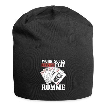 Rummy - Jersey Beanie - black - Front