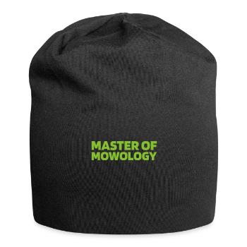 Rasenmäher Mähen - Jersey-Beanie - Schwarz - Vorne