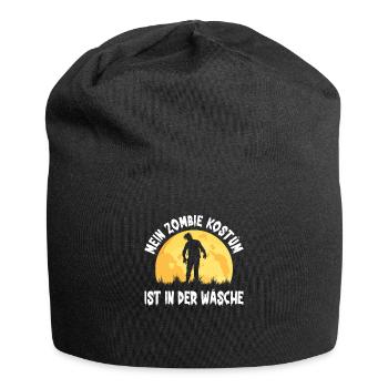 Mon costume de zombie est dans la lessive drôle - Bonnet en jersey - noir - Devant