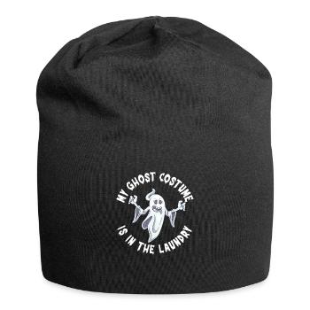 My Ghost Costume Is In The Laundry Funny - Jersey Beanie - black - Front