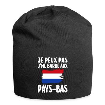 J'Me Barre aux Pays-Bas Voyage Cadeau - Bonnet en jersey - noir - Devant