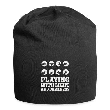Shadow Puppetry Theater Show Art - Jersey Beanie - black - Front