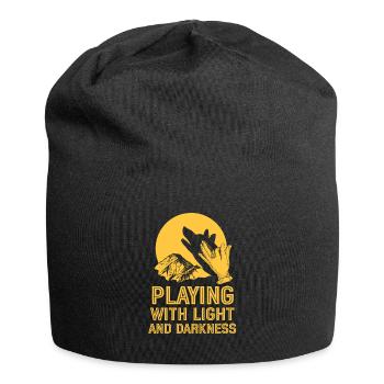 Shadow Puppetry Theater Show Art - Jersey Beanie - black - Front