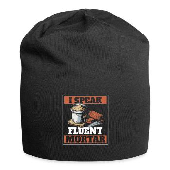 Maurer - Jersey-Beanie - Schwarz - Vorne