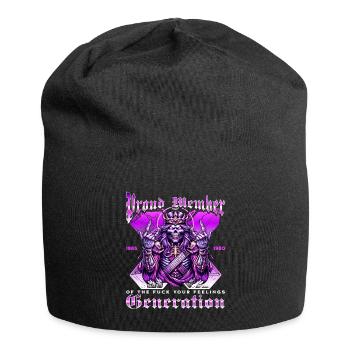 Skull Rock Humor Generation X - Jersey-Beanie - Schwarz - Vorne