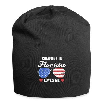 Someone In Florida Loves Me - Jersey Beanie - black - Front