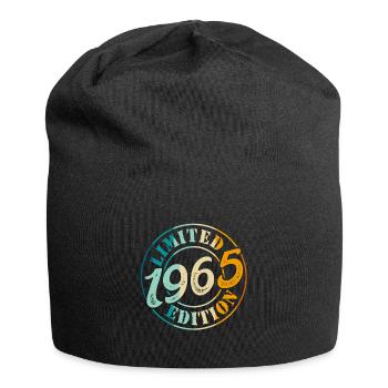 60th Birthday 1965 Limited Edition 60 Years - Jersey Beanie - black - Front