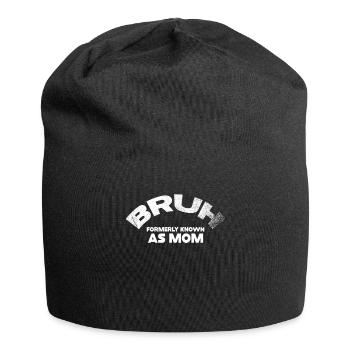 Bruh Formerly Known As Mom - Jersey Beanie - black - Front