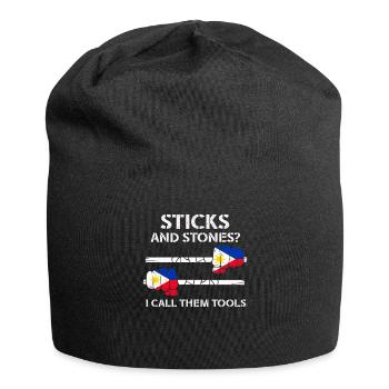 Arnis Eskrima Kali Arts Philippins FMA - Bonnet en jersey - noir - Devant