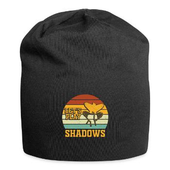 Let's Play Shadows Shadow Puppetry - Jersey-Beanie - Schwarz - Vorne