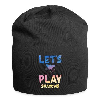 Let's Play Shadows Shadow Puppetry - Jersey-Beanie - Schwarz - Vorne