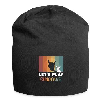 Let's Play Shadows Shadow Puppetry - Jersey-Beanie - Schwarz - Vorne